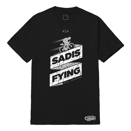 AZA x MAINSEPEDA T-Shirt Sadis Fying - Black
