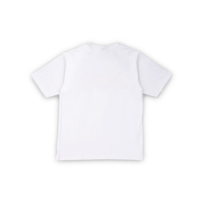 AZA T-Shirt Oversized Multicolor Graphics - White