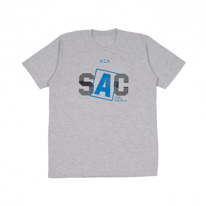 AZA x SAC T-Shirt Middle Box Edition - Misty Grey