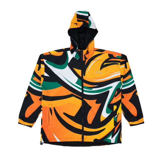 AZA Jacket Windbreaker Graffiti II - Yellow / Orange