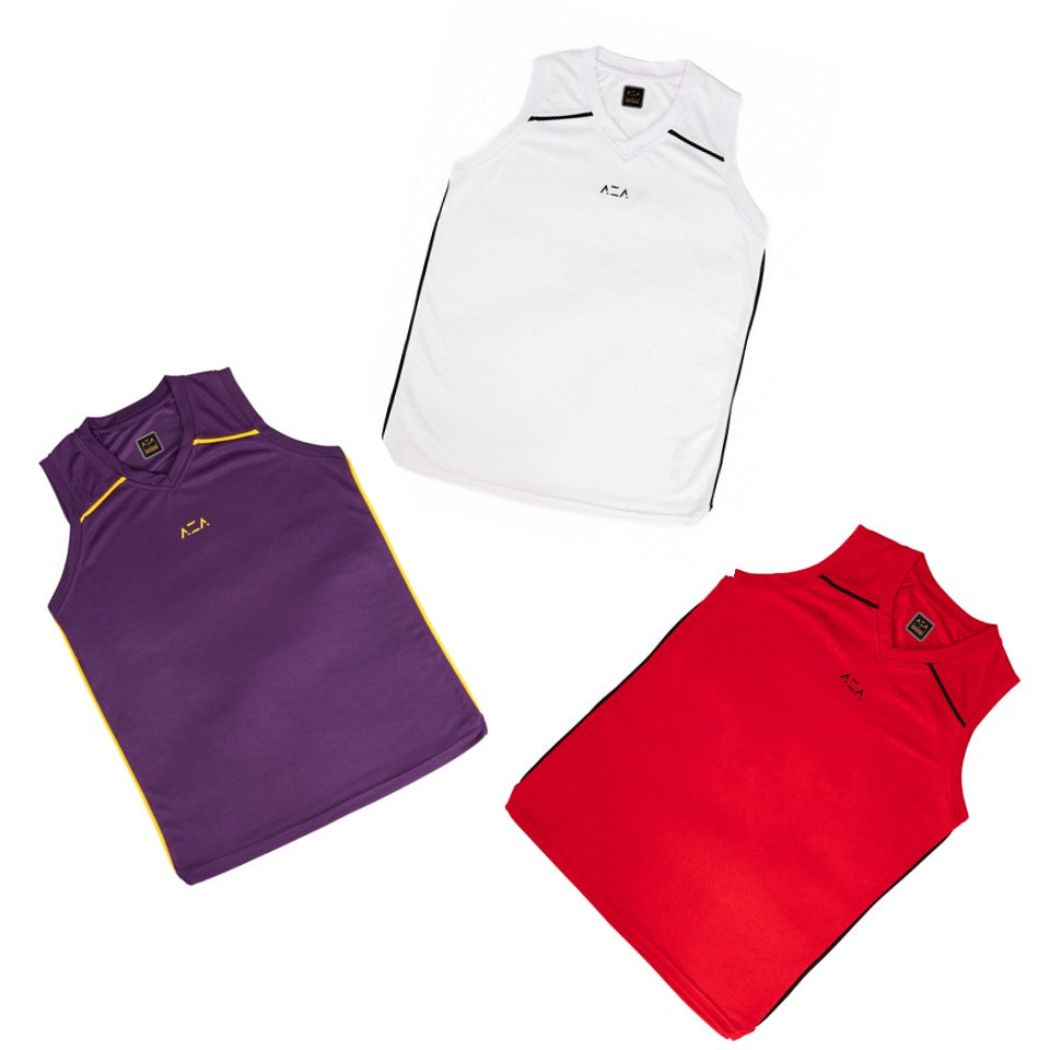 AZA Jersey Basketball Icon Series - Purple / Yellow