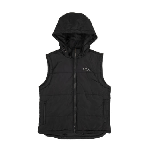 AZA Puffer Basic Vest - Black