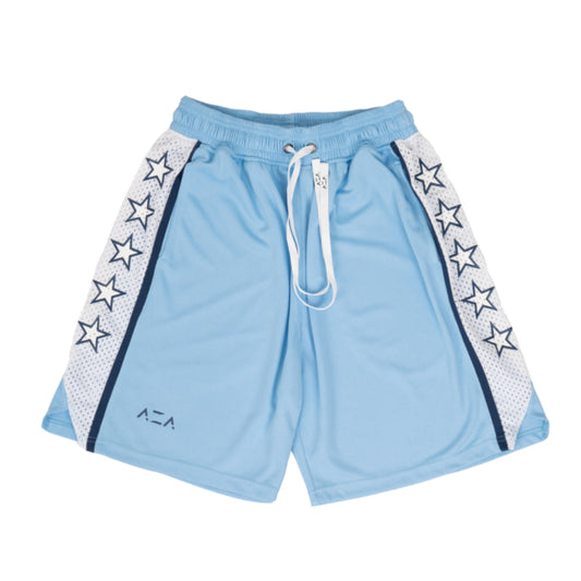 AZA Hoops Heritage Carolina Short Pants- Baby Blue