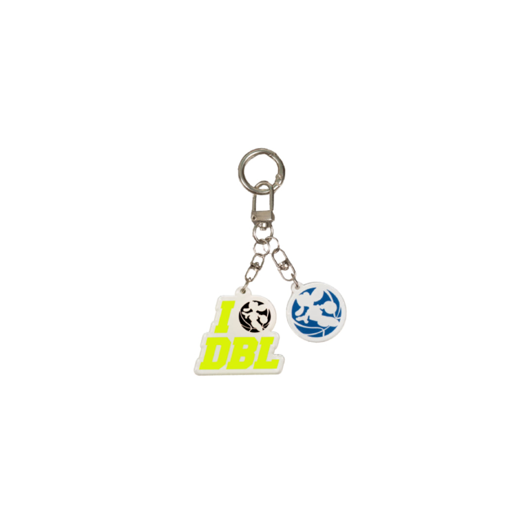AZA I Love DBL Acrylic Keychain