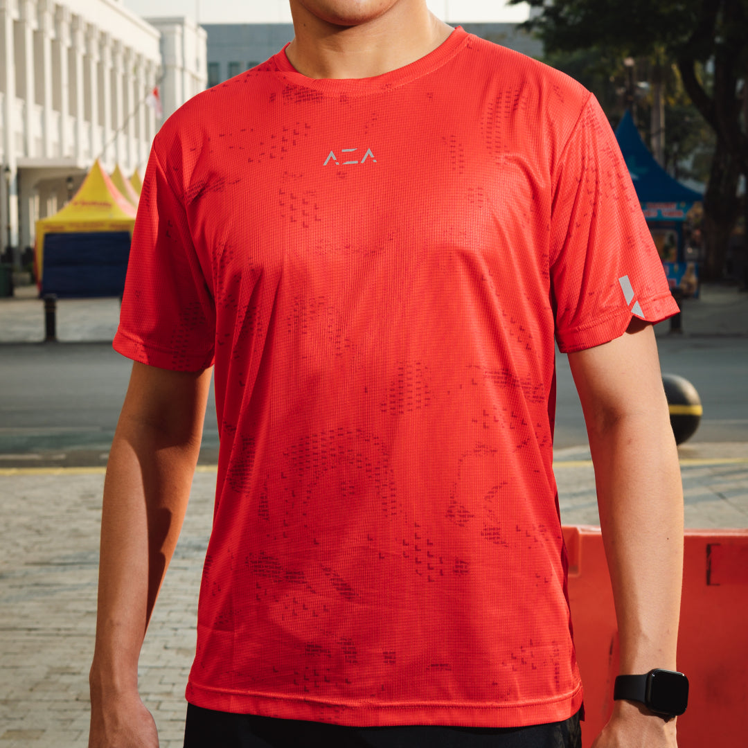 AZA One Nation Independence Day Jersey - Red