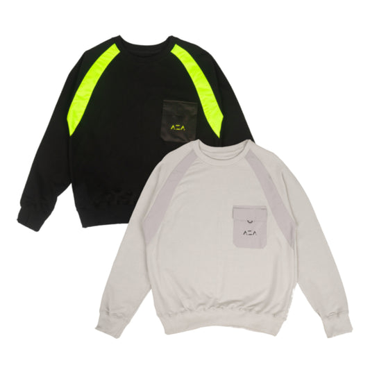 AZA Combination Pocket Crewneck Jacket