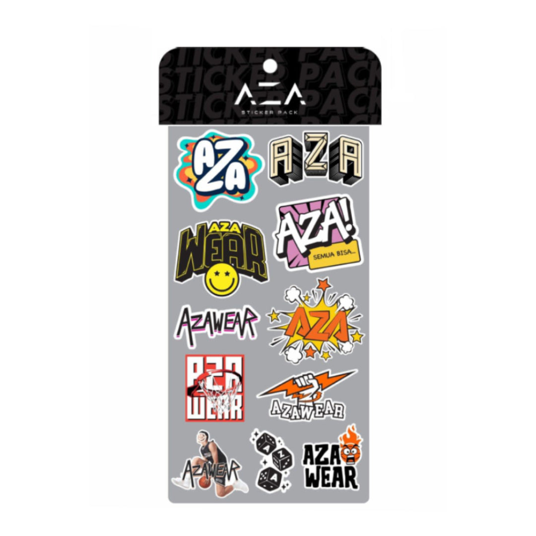 AZA Sticker Pack Graphic Multicolour