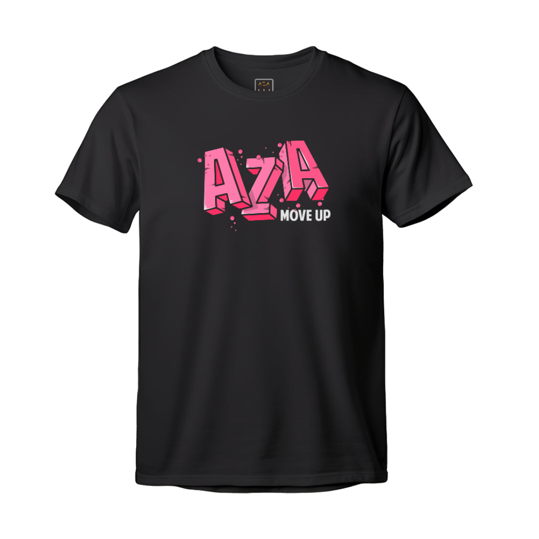 AZA 3D Move Up T-Shirt- Black