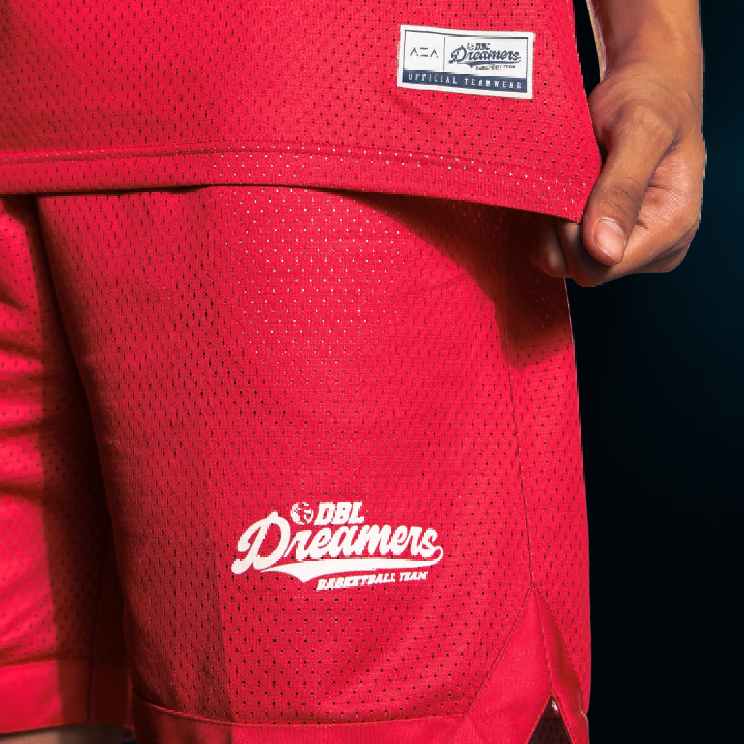 AZA x DBL Dreamers Alternate Basketball Pants - Red