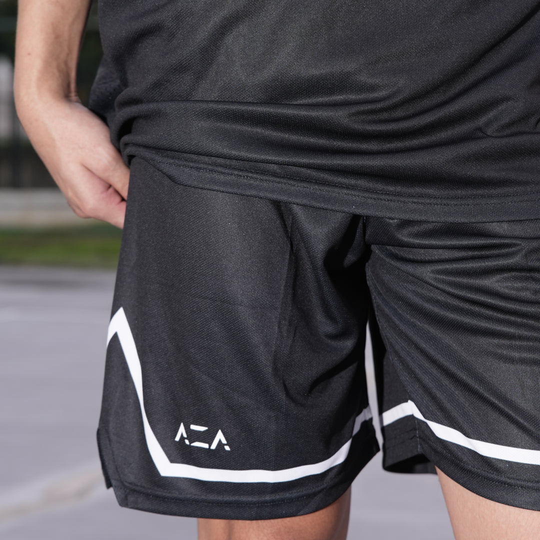 AZA x DBL Dominate Manga Series Basketball Pants - Black