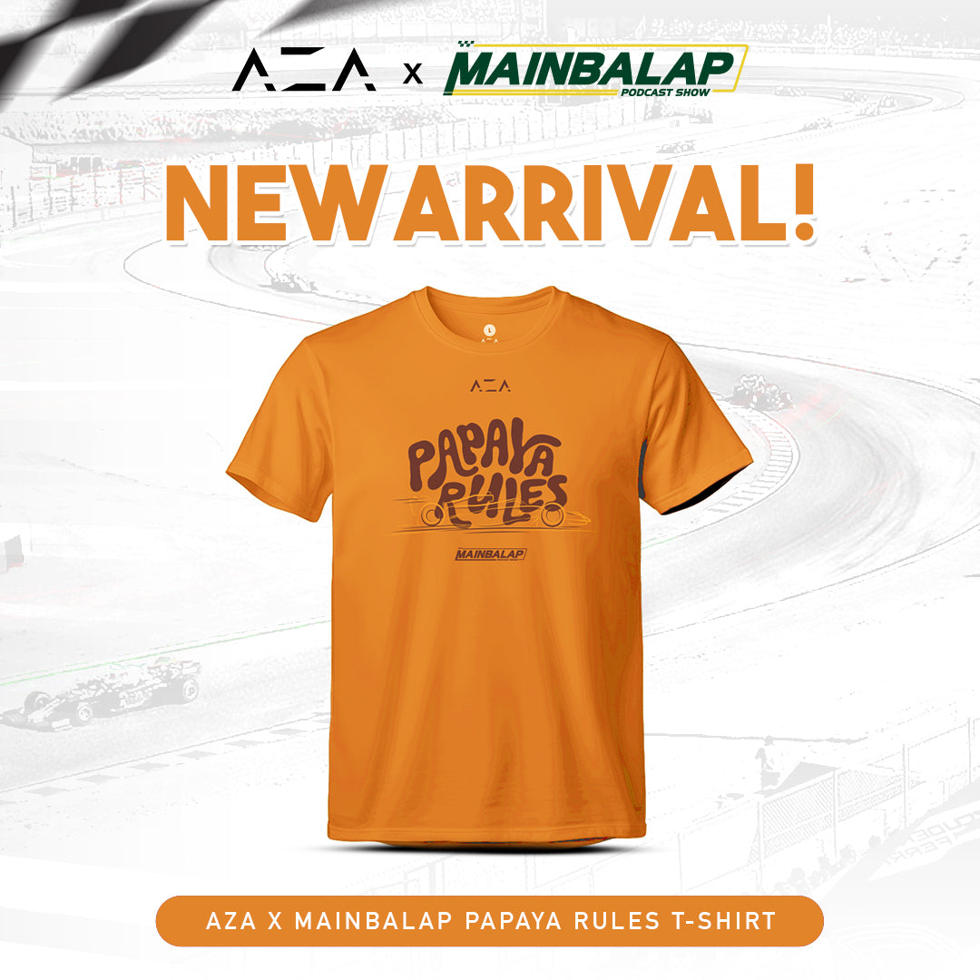 AZA x Mainbalap Papaya Rules T-Shirt - Orange