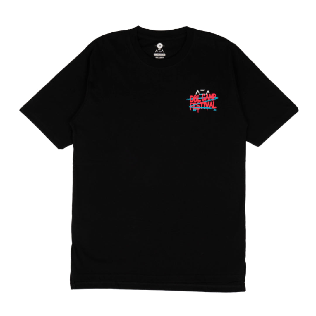 AZA x DBL Camp Edition Electric Oversize T-Shirt - Black