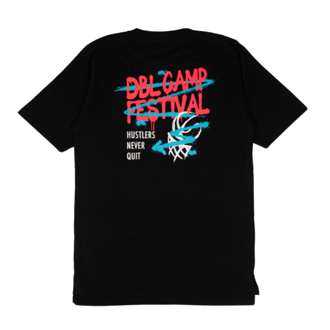 AZA x DBL Camp Edition Electric Oversize T-Shirt - Black
