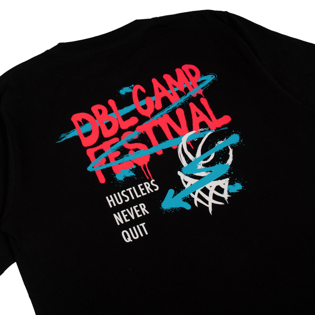 AZA x DBL Camp Edition Electric Oversize T-Shirt - Black