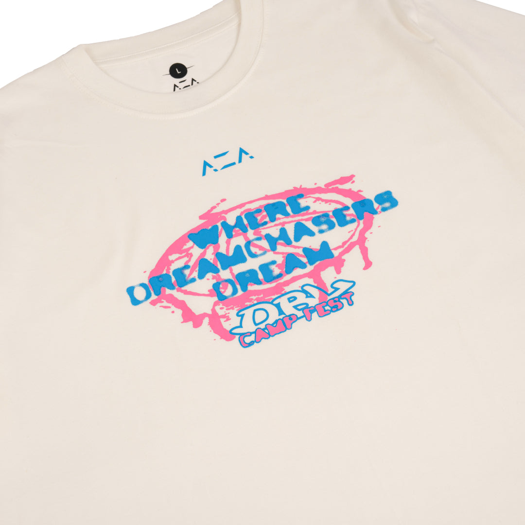 AZA x DBL Edition Dreamchasers Oversize T-Shirt - Off White