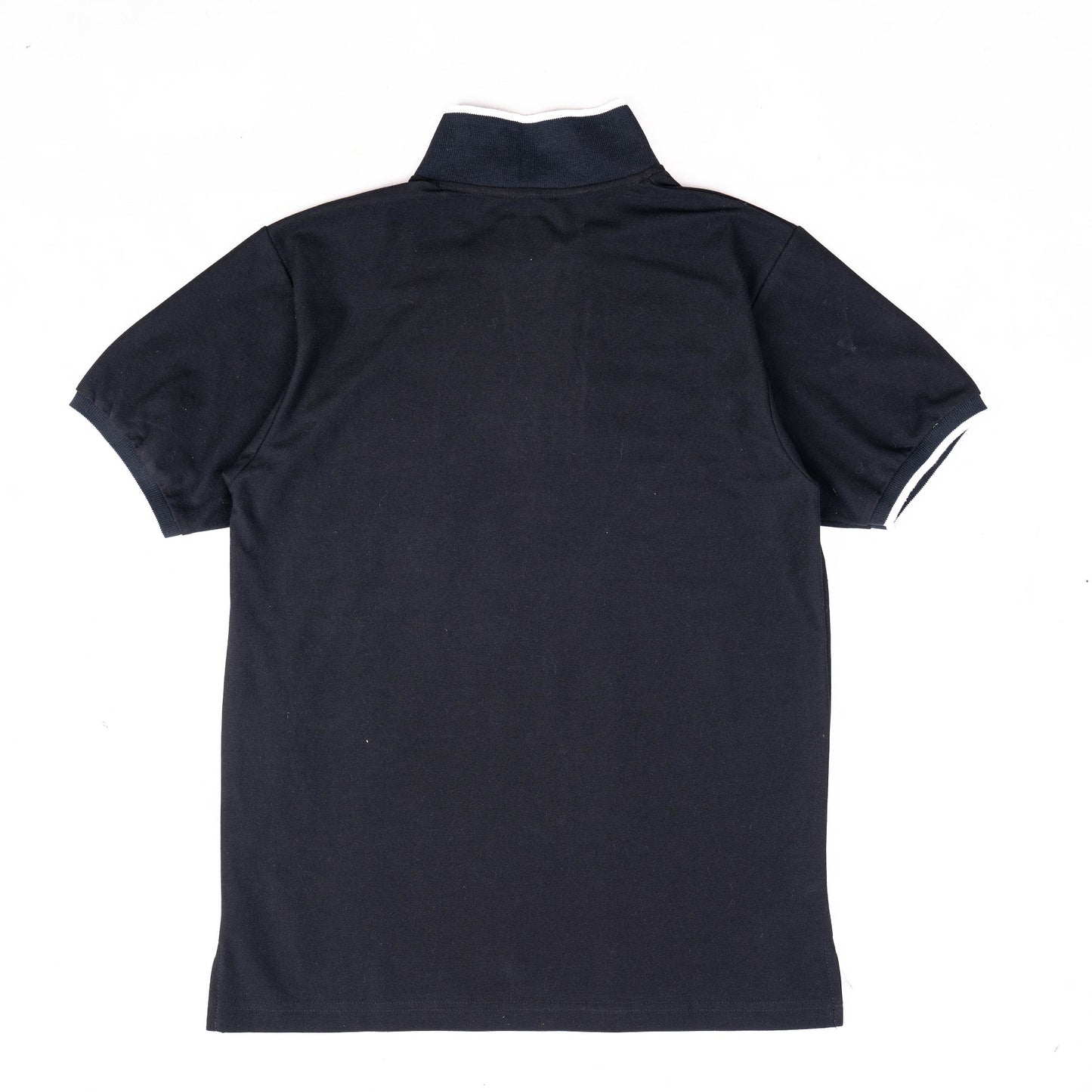 AZA Polo Shirt Striped Zip Dark Series - Black