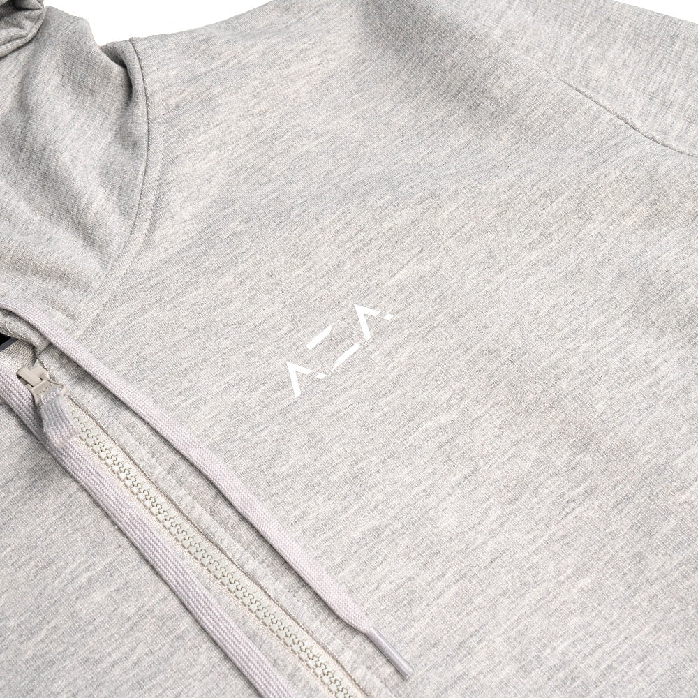 AZA Simply Zipper Hoodie - Misty Grey