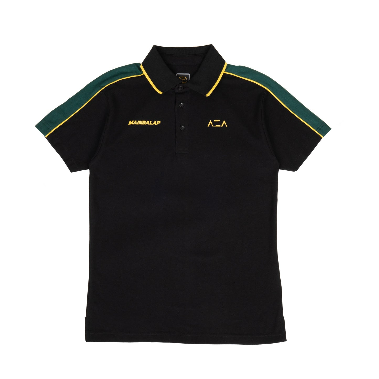 AZA x MAINBALAP Podcast Show Polo Shirt - Black
