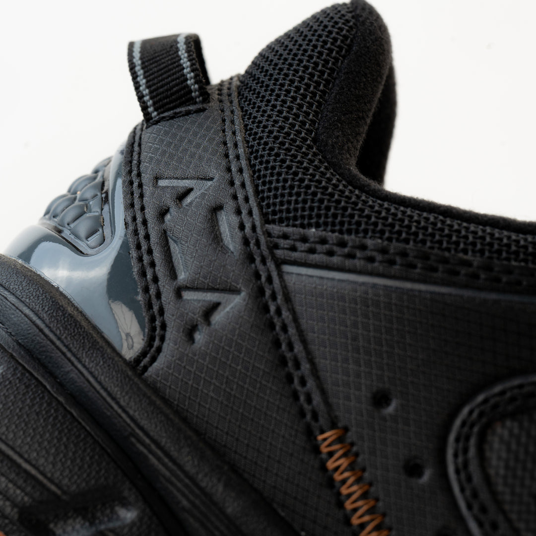 AZA Neo Classic Academic Shoes - Black Grey