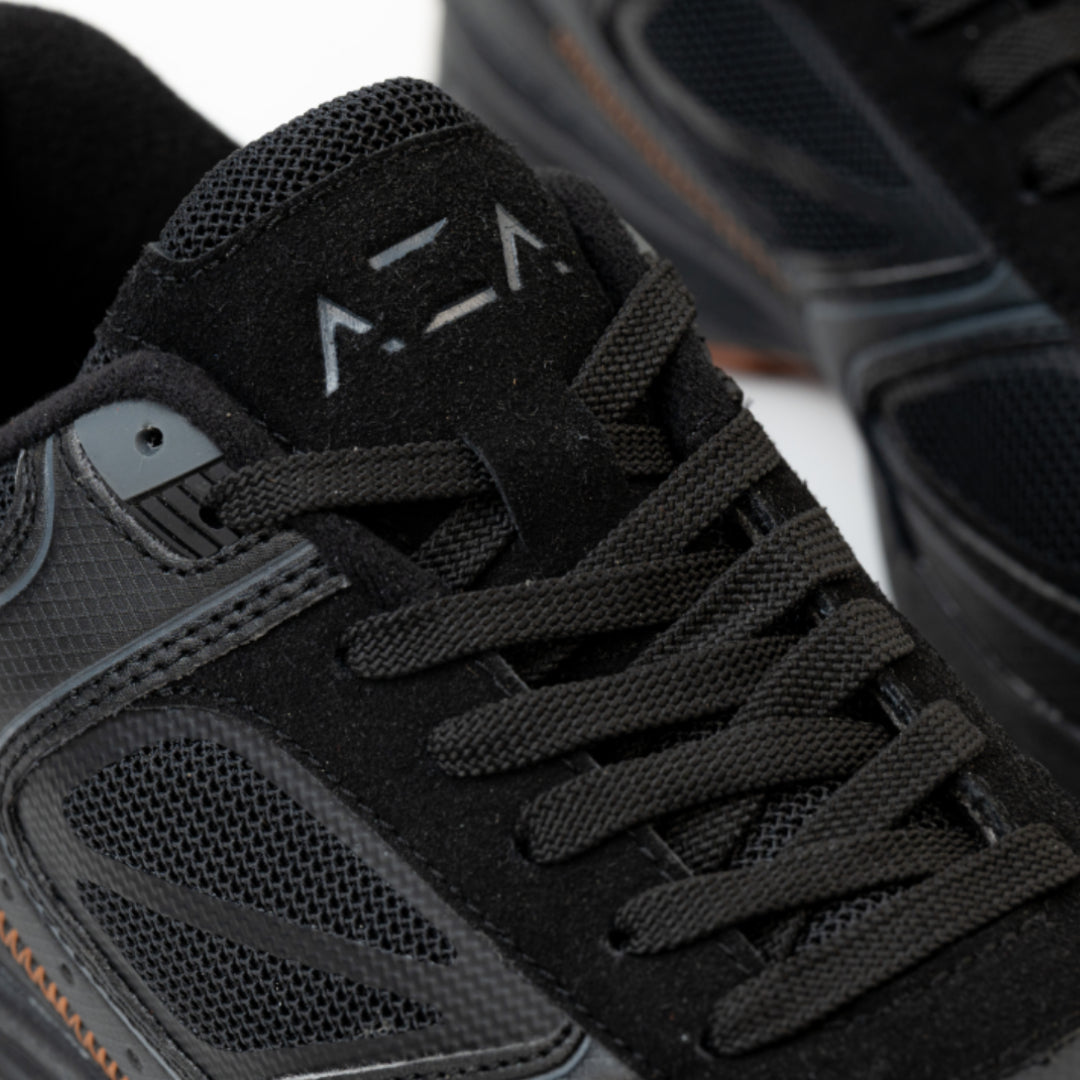 AZA Neo Classic Academic Shoes - Black Grey
