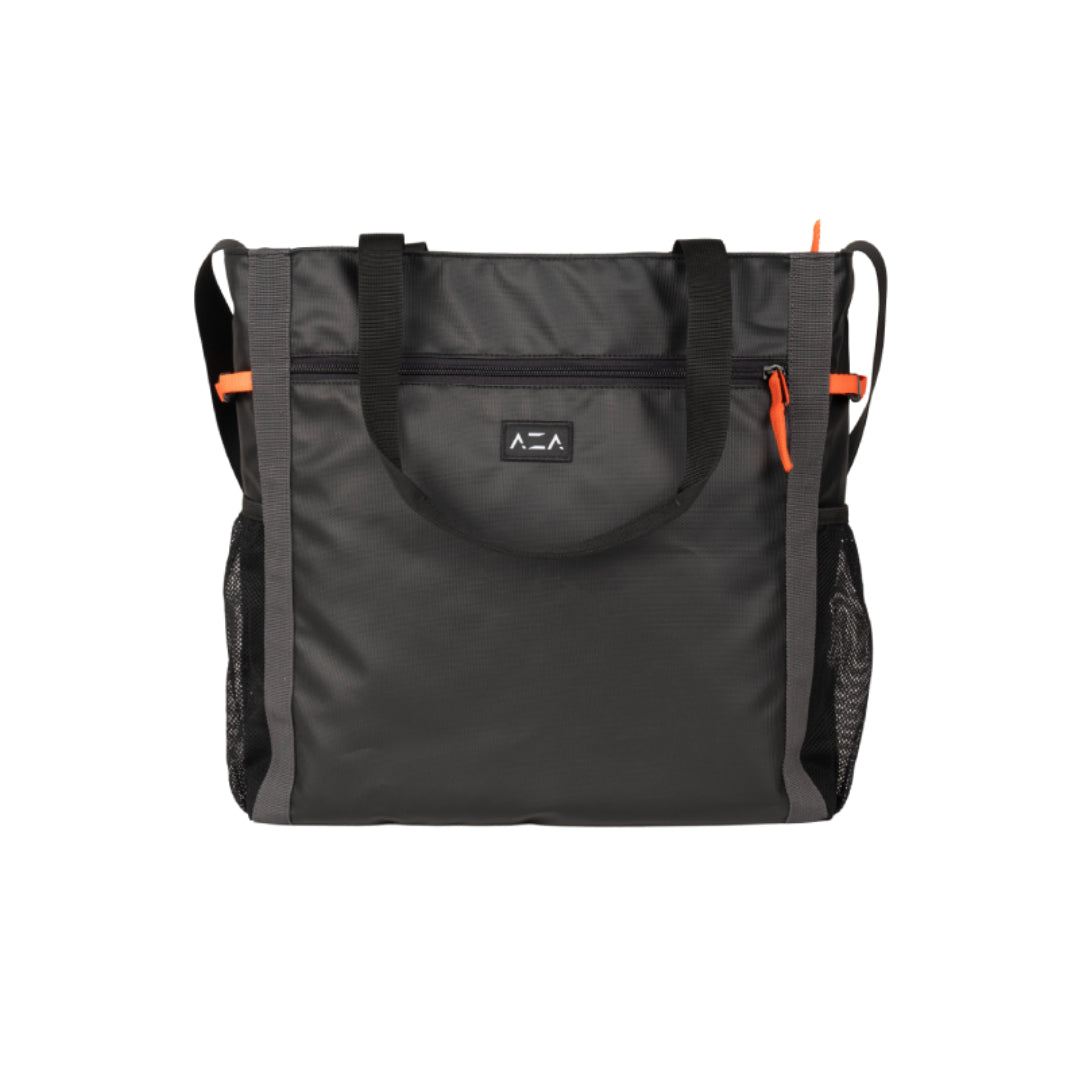 AZA Utility Retro Tote Bag - Black