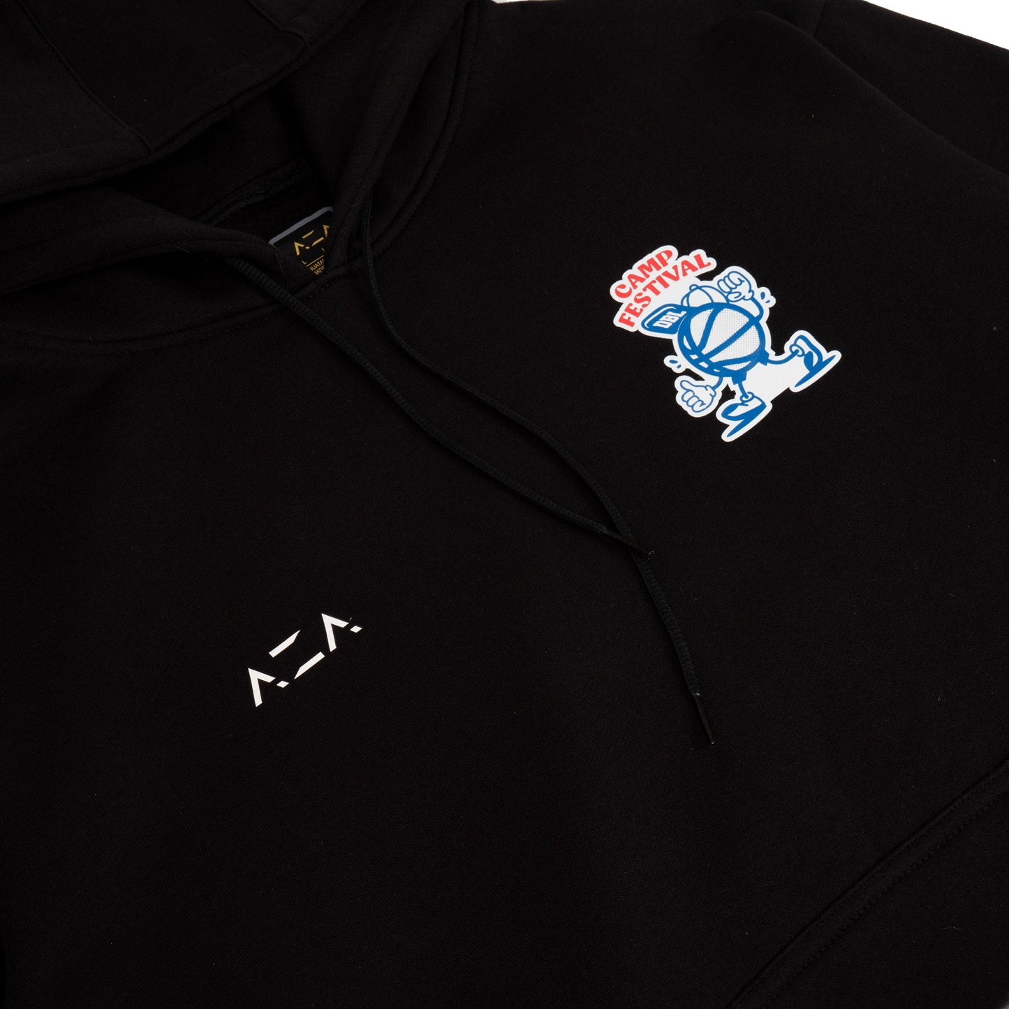 AZA x DBL Camp 24 Series Hoodie Doodle Basketball - Black