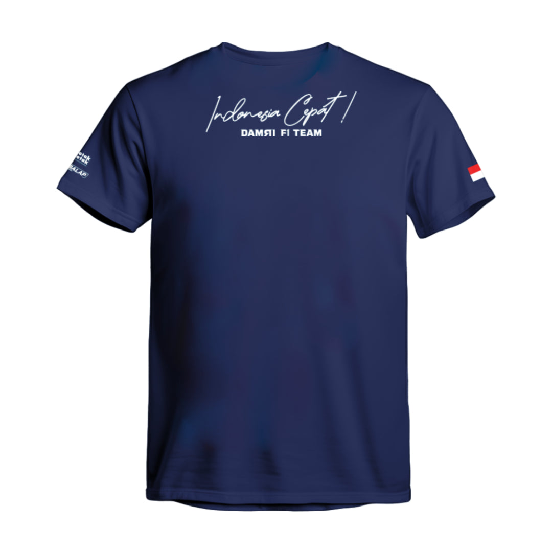 AZA X MAINBALAP Damri F1 Team T-Shirt - Navy