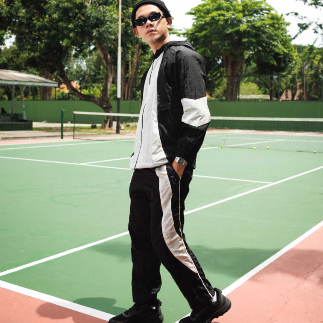 AZA Monochrome Shield Pants - Black