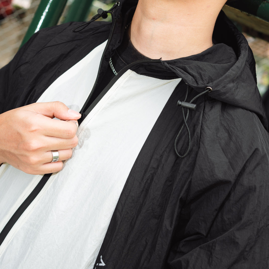 AZA Monochrome Shield Jacket - Black