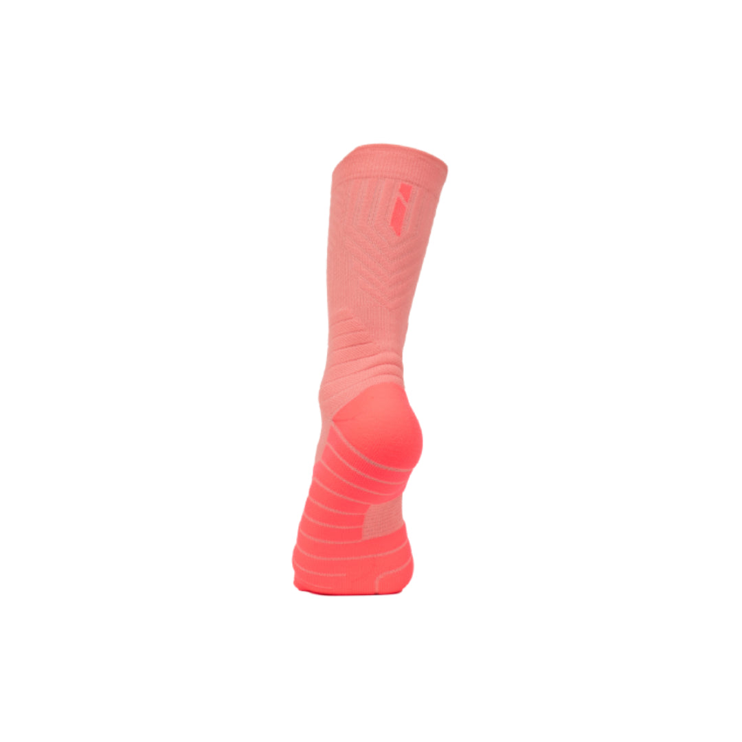 AZA Ignite Play Crew Socks - Coral Apricot