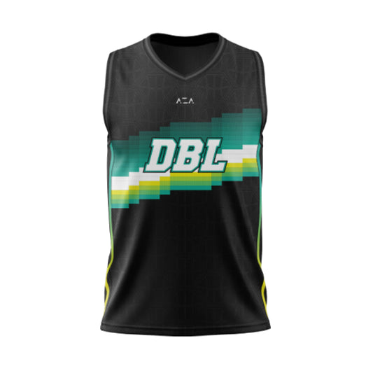 AZA x DBL Floater Basketball Jersey - Black