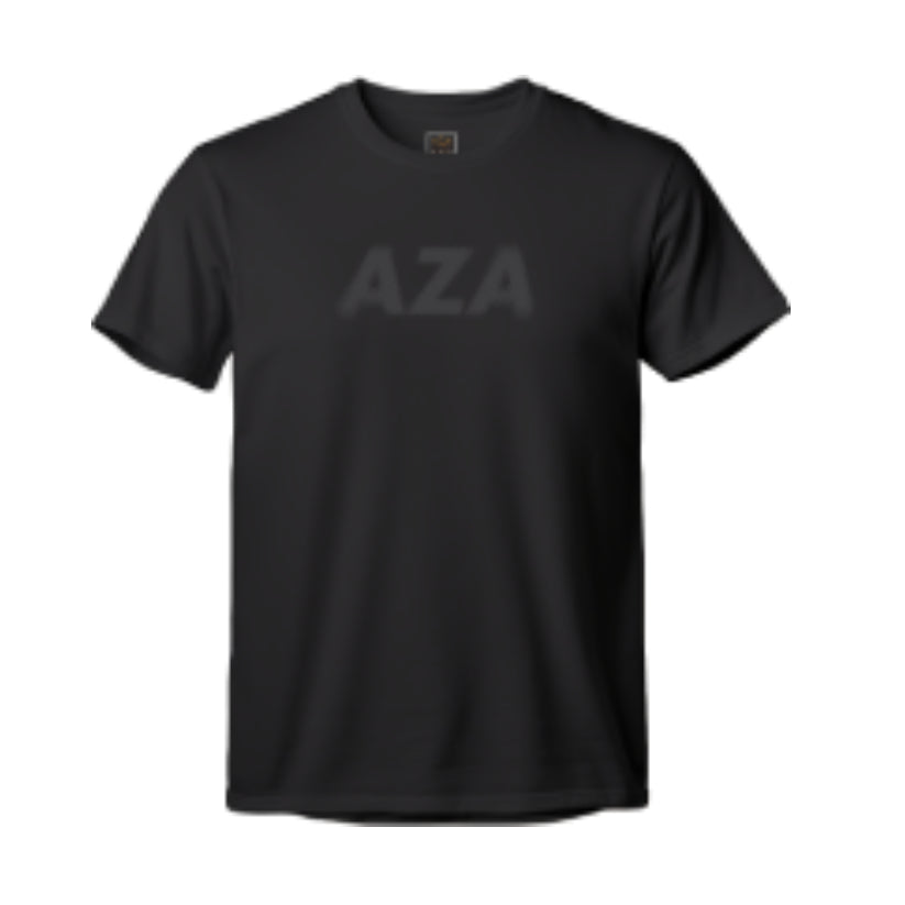 AZA Dot Typography T-Shirt - Black