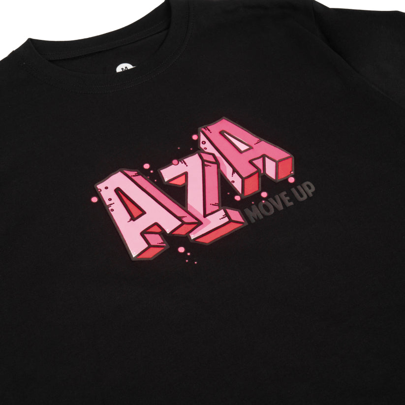 AZA 3D Move Up T-Shirt- Black