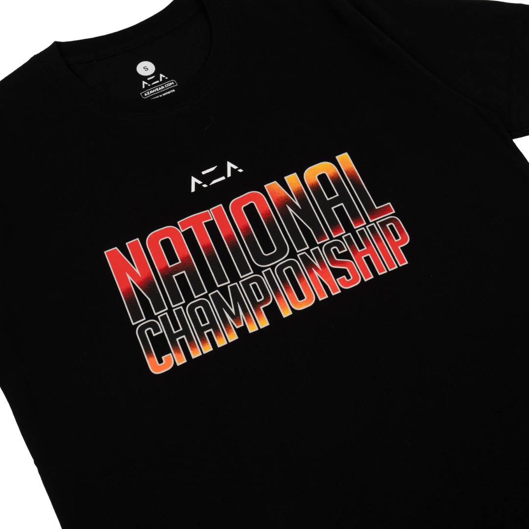 AZA x Kejurnas Edition National Championship T-Shirt - Black