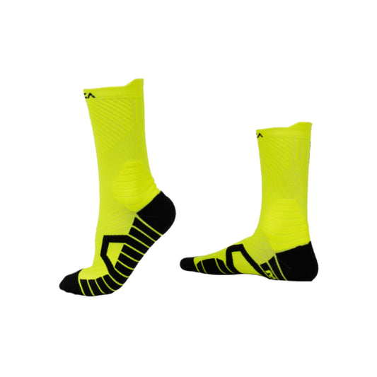 AZA Ignite Neon Crew Socks - Stabilo