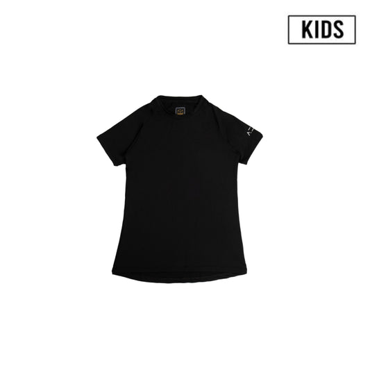 AZA Baselayer Short Kids Sleeve - Black