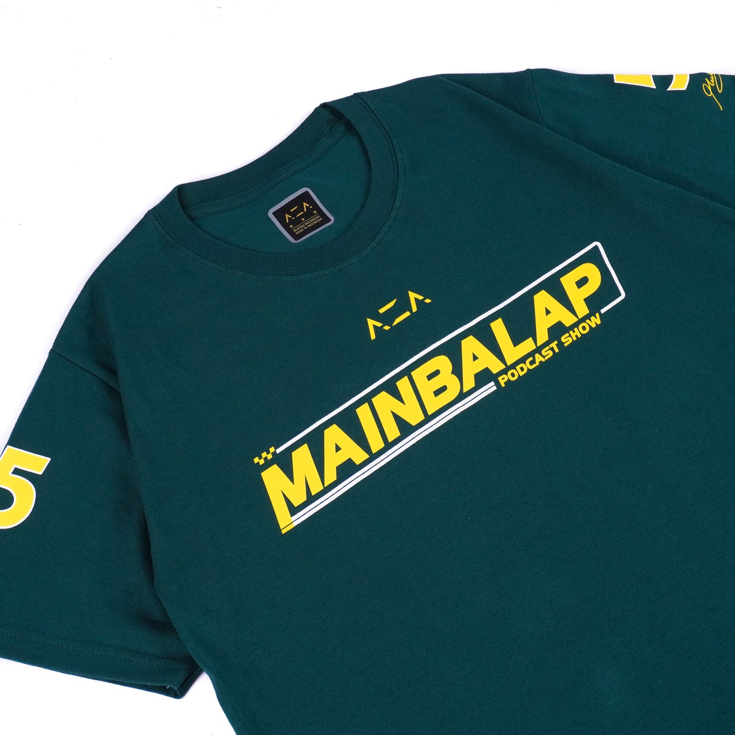 AZA x MAINBALAP Podcast Show T-Shirt - Green