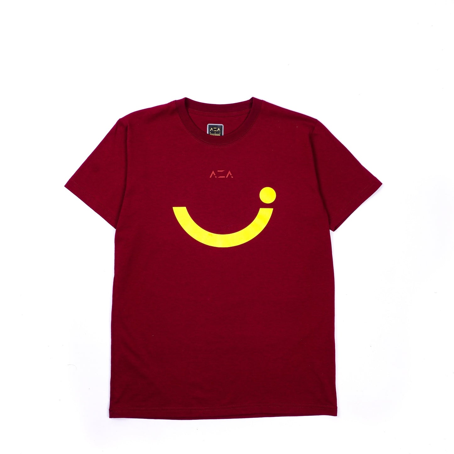 AZA x DBL Varsity 2022 Series T-Shirt Smiley Icon - Maroon
