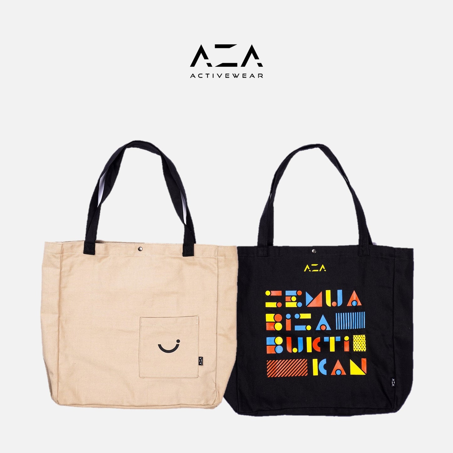 AZA x DBL Varsity 2022 Series Totebag Semua Bisa - Black