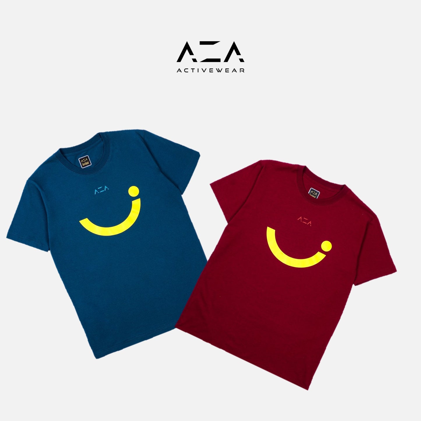 AZA x DBL Varsity 2022 Series T-Shirt Smiley Icon - Maroon