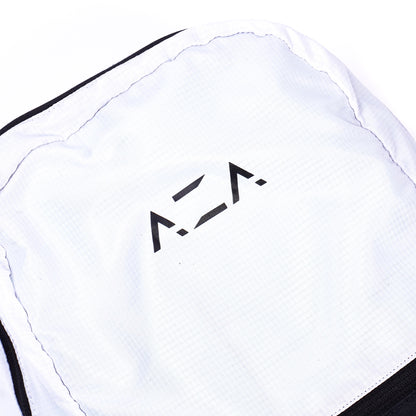 AZA Backpack Folded Bag - Black/White