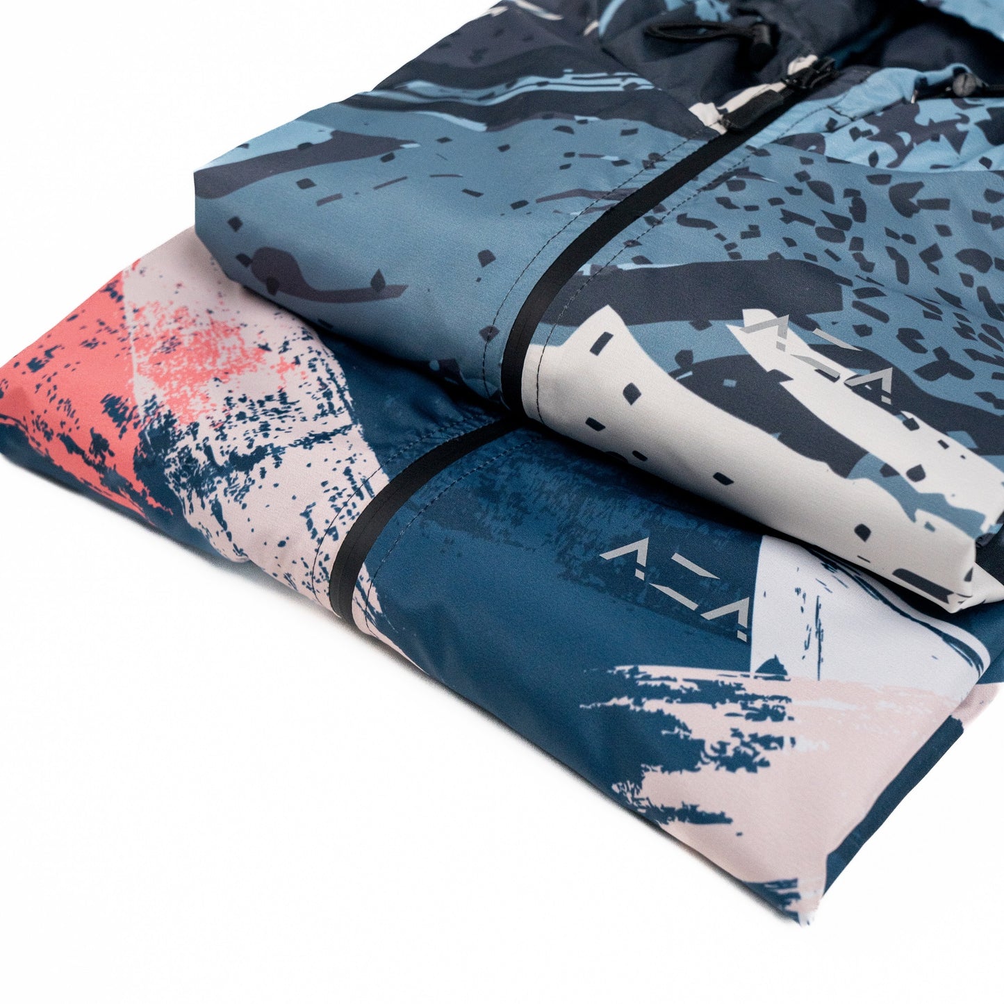 AZA Windbreaker Jacket - Abstract Blue