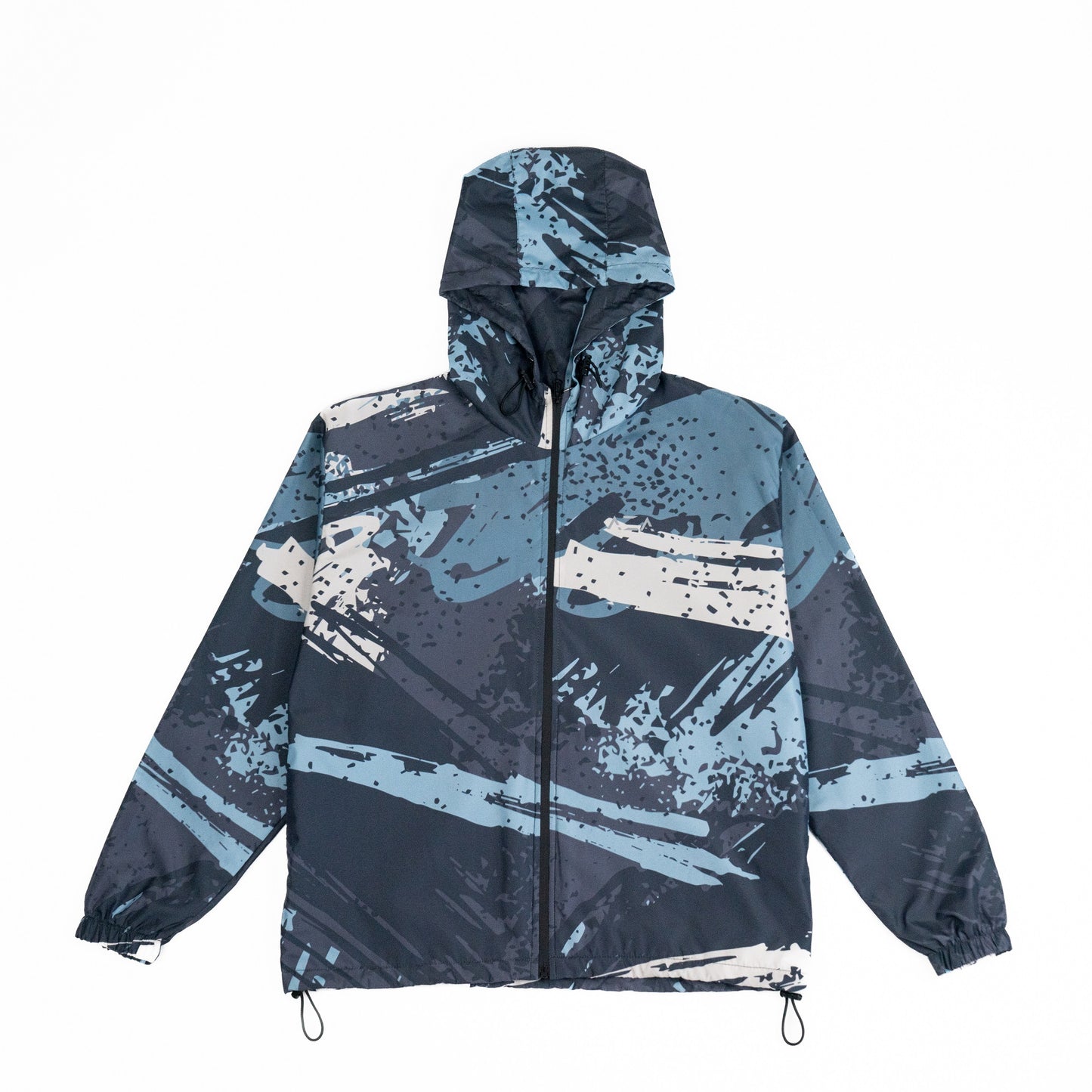 AZA Windbreaker Jacket - Abstract Blue