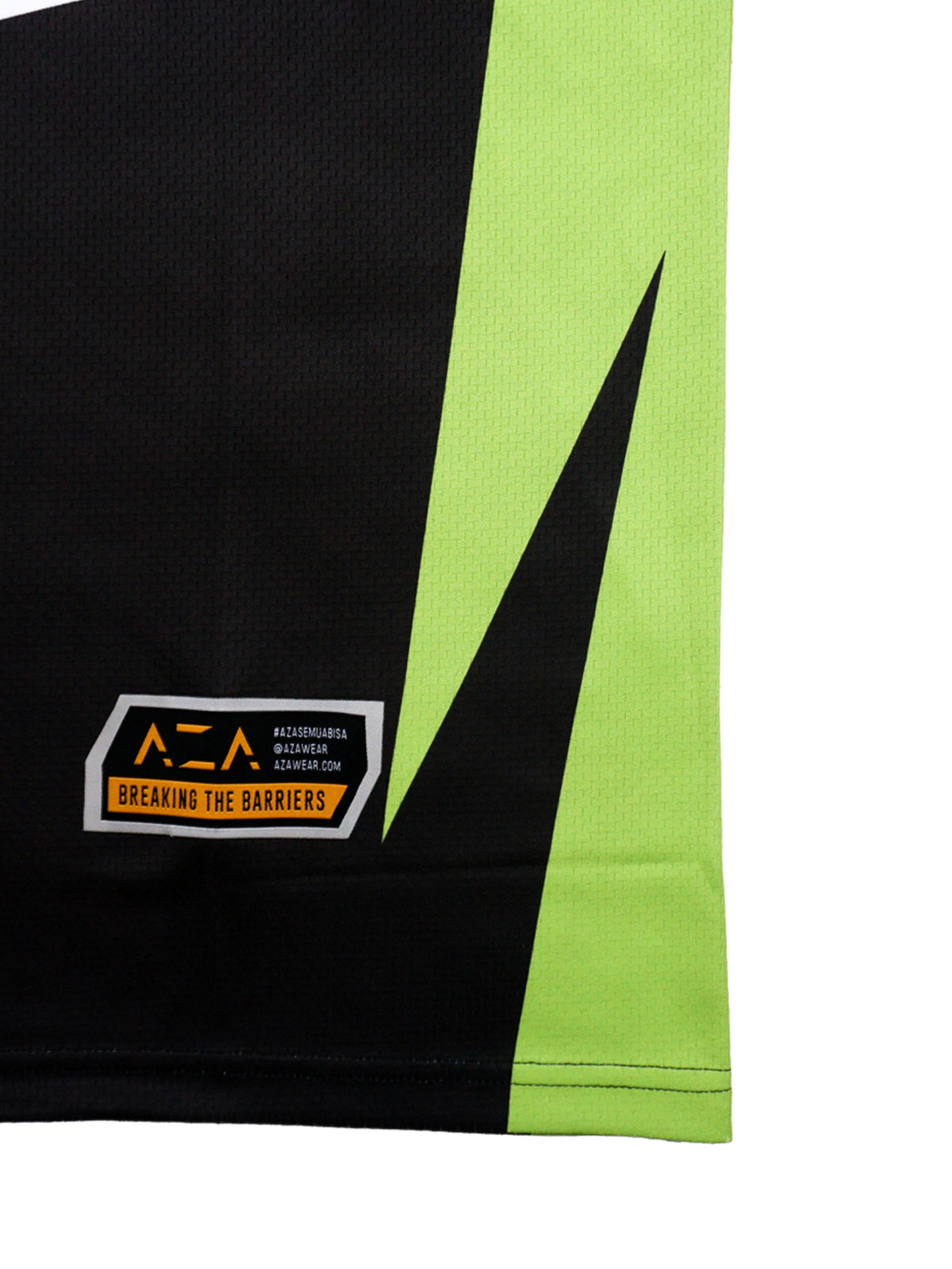 AZA Manga Ballers Basketball Jersey - Black / Green