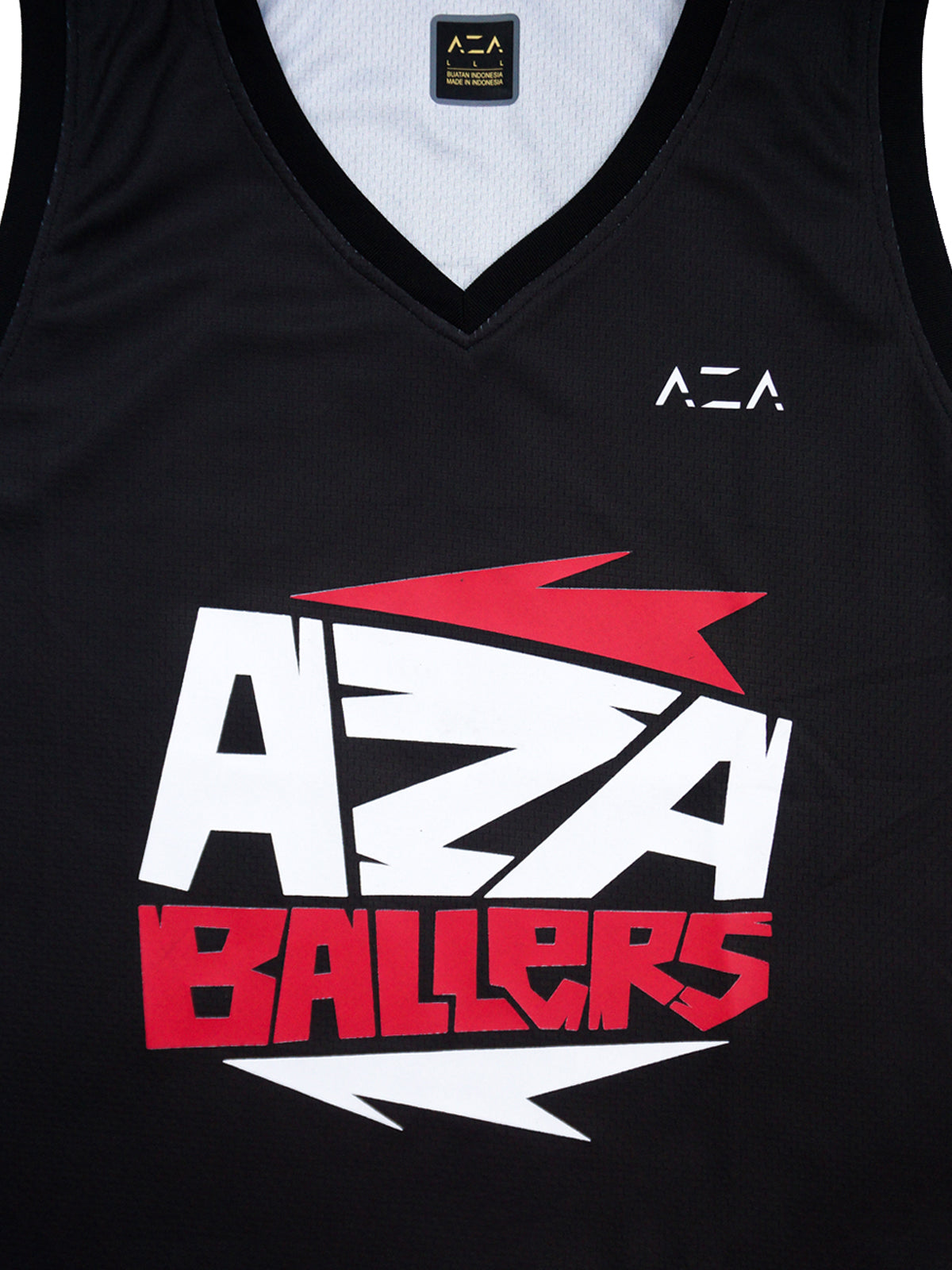 AZA Manga Ballers Basketball Jersey - Black / Red