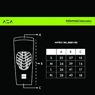 AZA Arm Sleeve Pad (White)