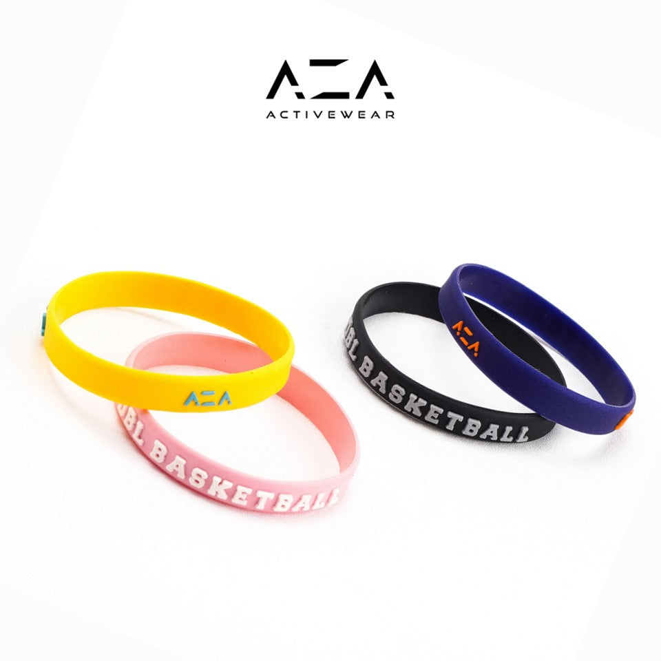 AZA x DBL Basketball Baller ID (Gelang Rubber Warna) - Pink