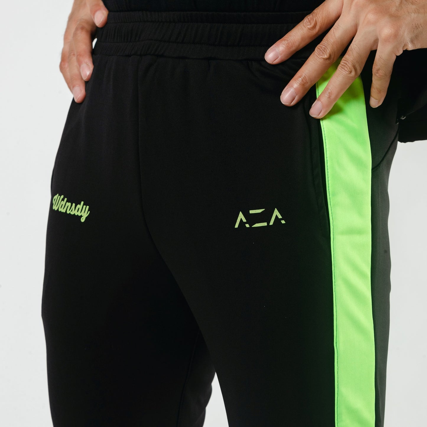 AZA x WDNSDY Jogger Pants - Neon