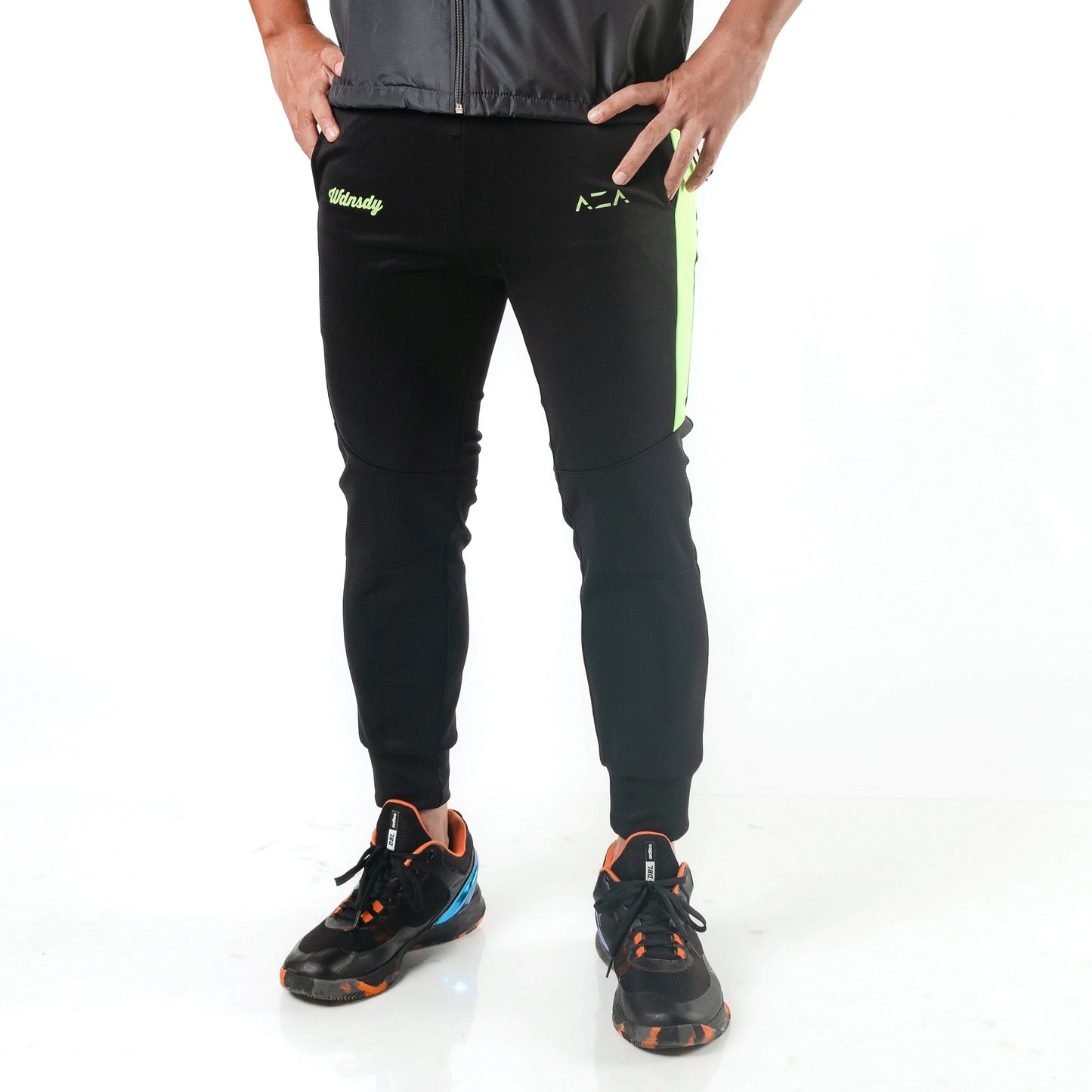 AZA x WDNSDY Jogger Pants - Neon