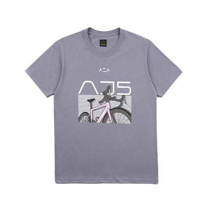 AZA x Wdnsdy Tshirt AJ 5 Series - Grey Misty